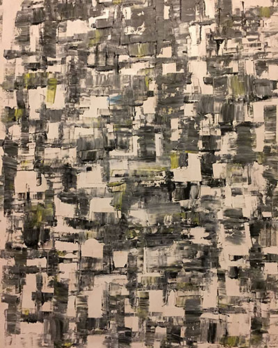 CITYSCAPE NO1, OIL ON